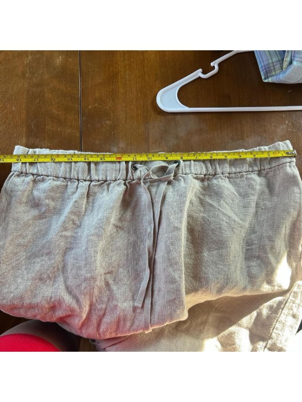 Eileen Fisher Women's Cream/Tan 100% organic linen Skirt - Picture 6 of 7
